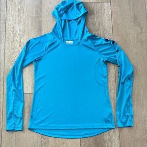 Columbia Blue Long Sleeve Women's Tidal Tee Hoodie Top